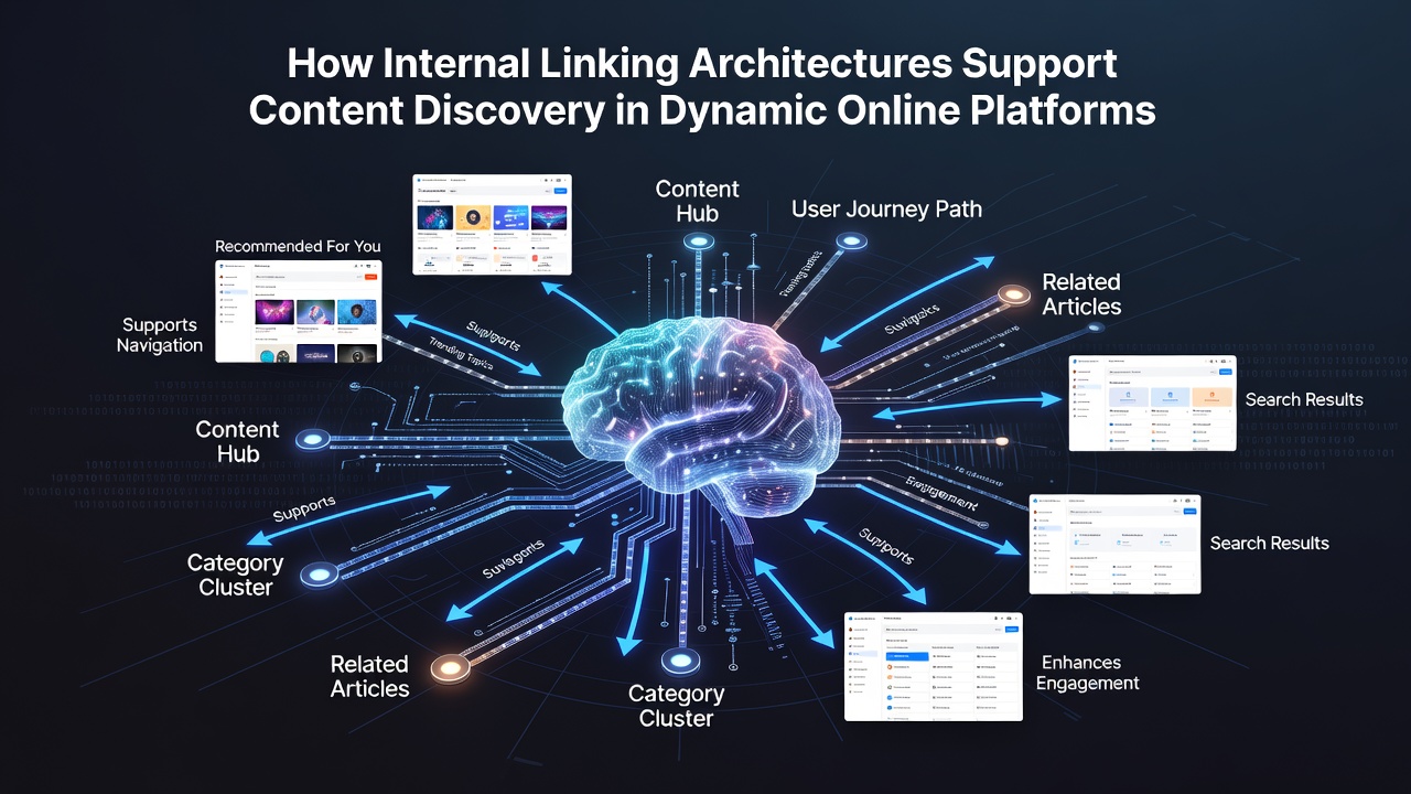How Internal Linking Architectures Support Content Discovery in Dynamic Online Platforms